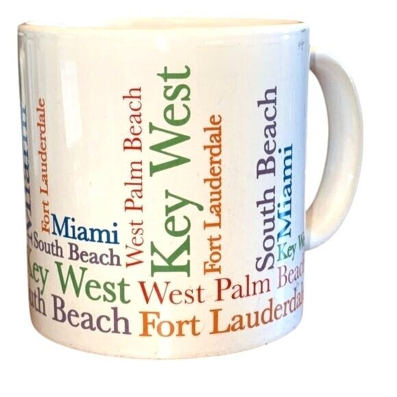 Miami & Florida Beaches Souvenir Mug - Picture 7 of 9